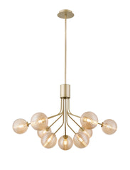 Caledon Fixed Pendant, 9 Light G9- Various Finishes