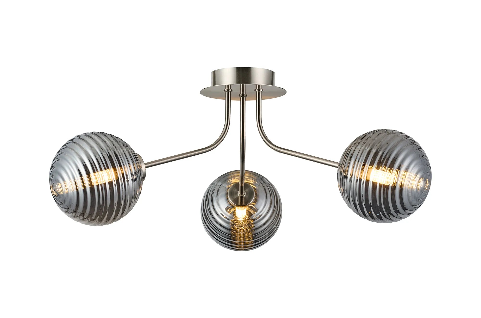 Caledon Semi Flush Light, 3 Light G9- Various Finishes