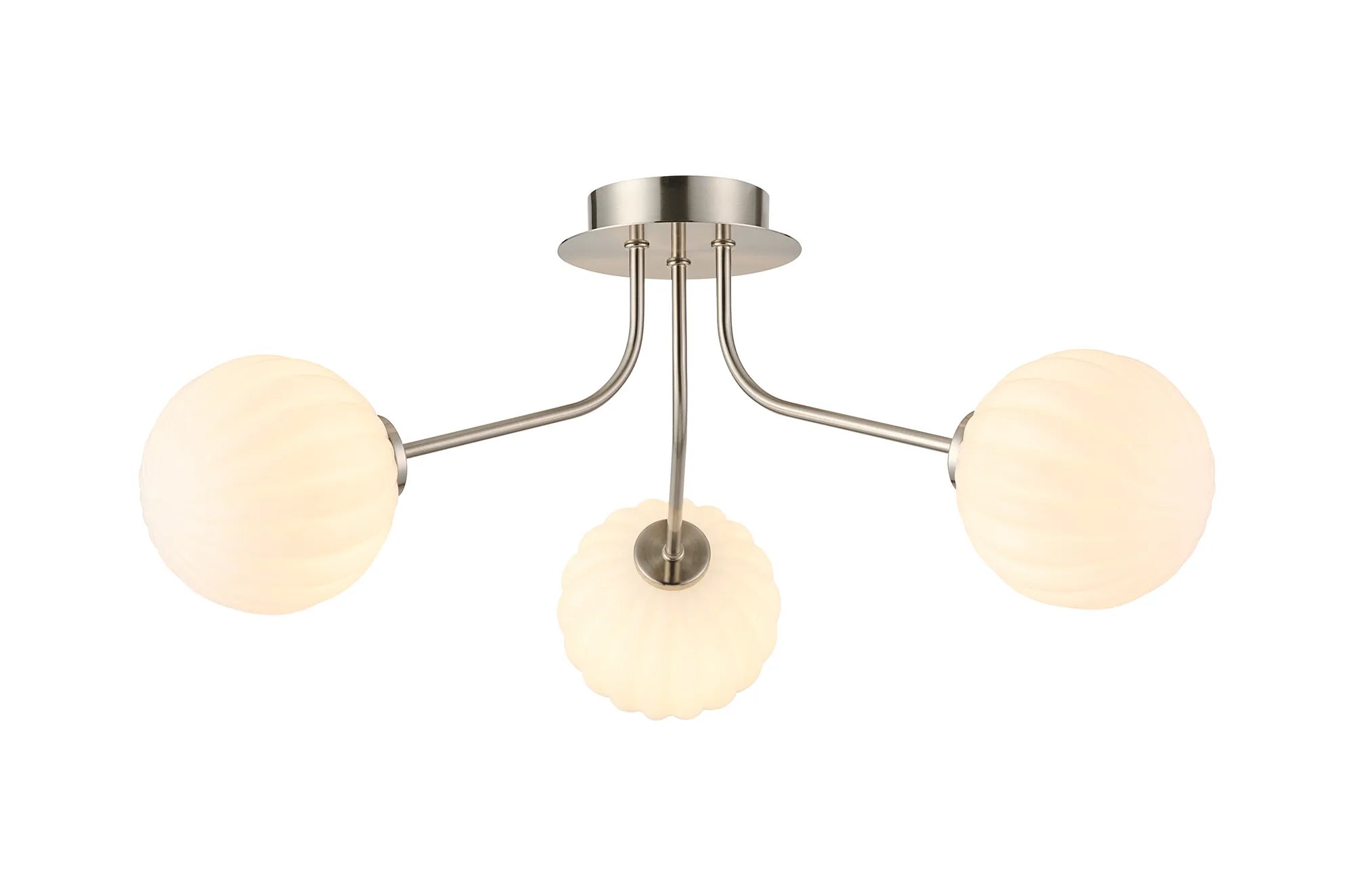 Caledon Semi Flush Light, 3 Light G9- Various Finishes