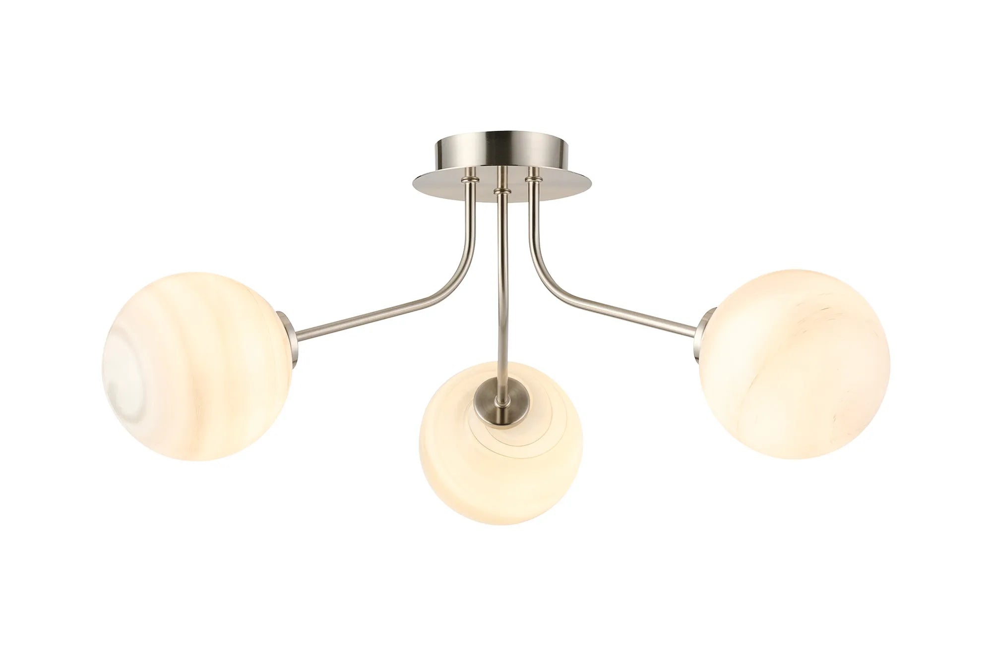Caledon Semi Flush Light, 3 Light G9- Various Finishes