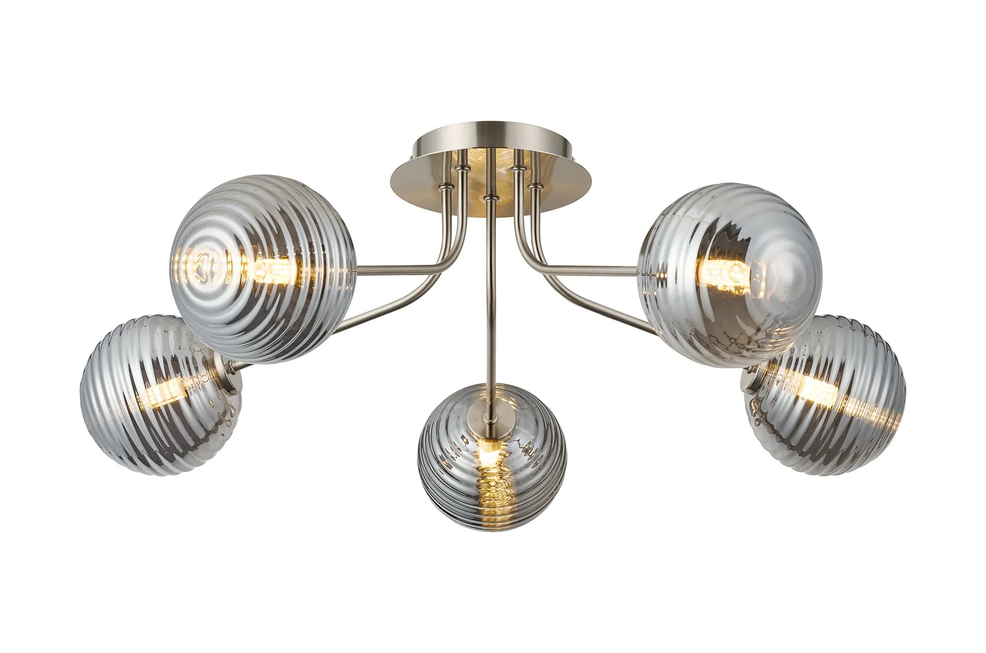 Caledon Semi Flush Light, 5 Light G9- Various Finishes