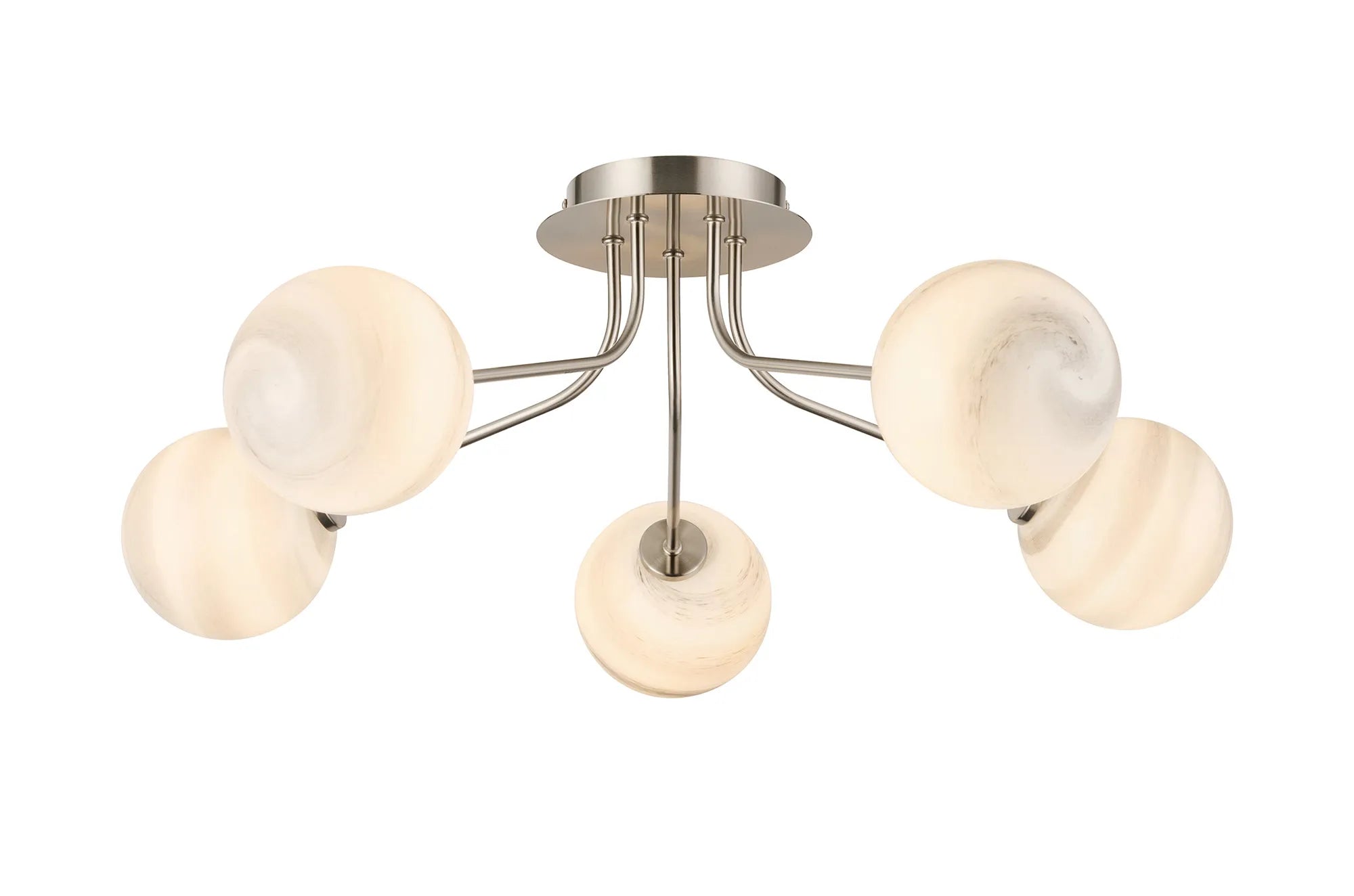 Caledon Semi Flush Light, 5 Light G9- Various Finishes