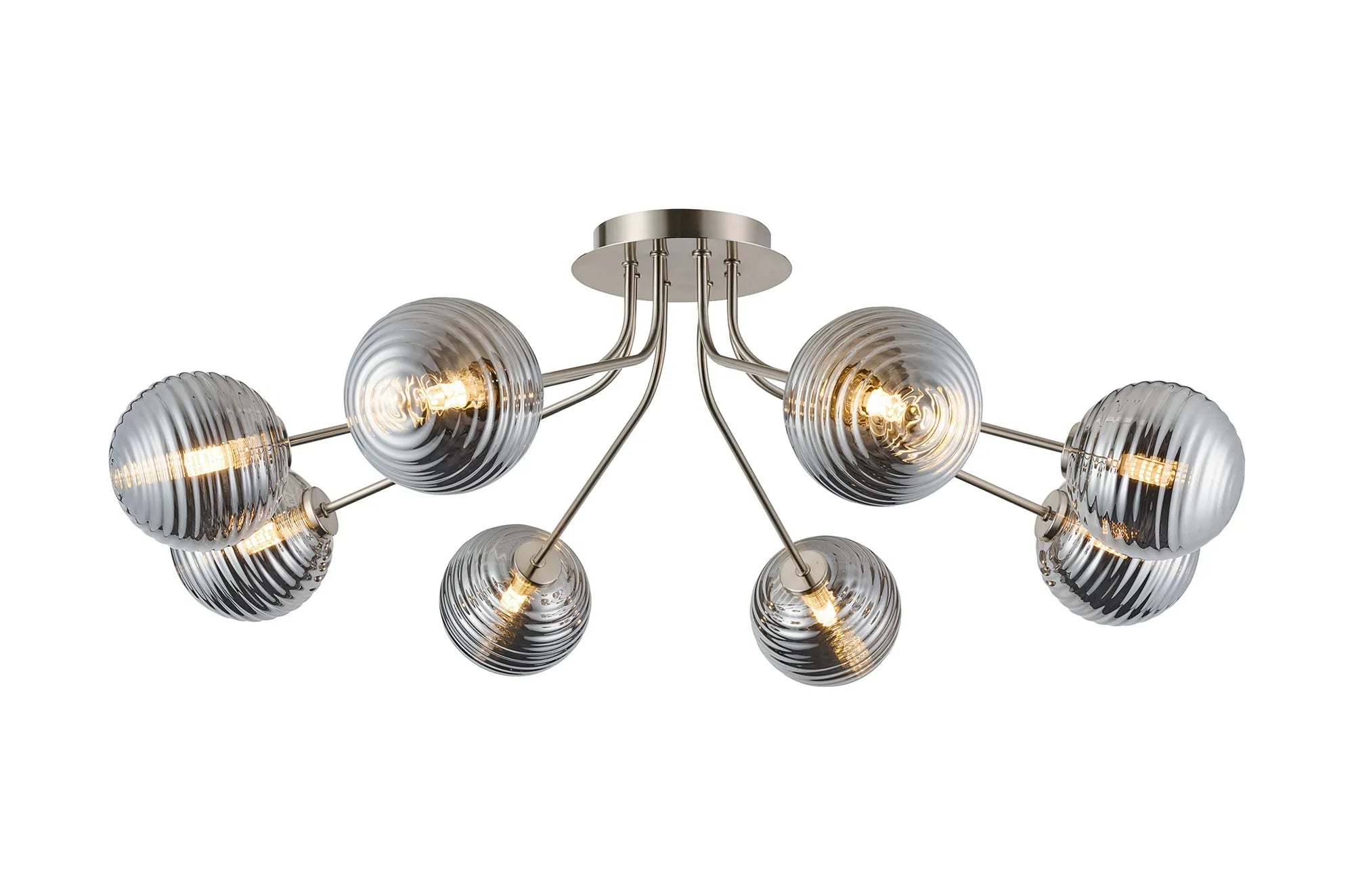 Caledon Semi Flush Light, 8 Light G9- Various Finishes