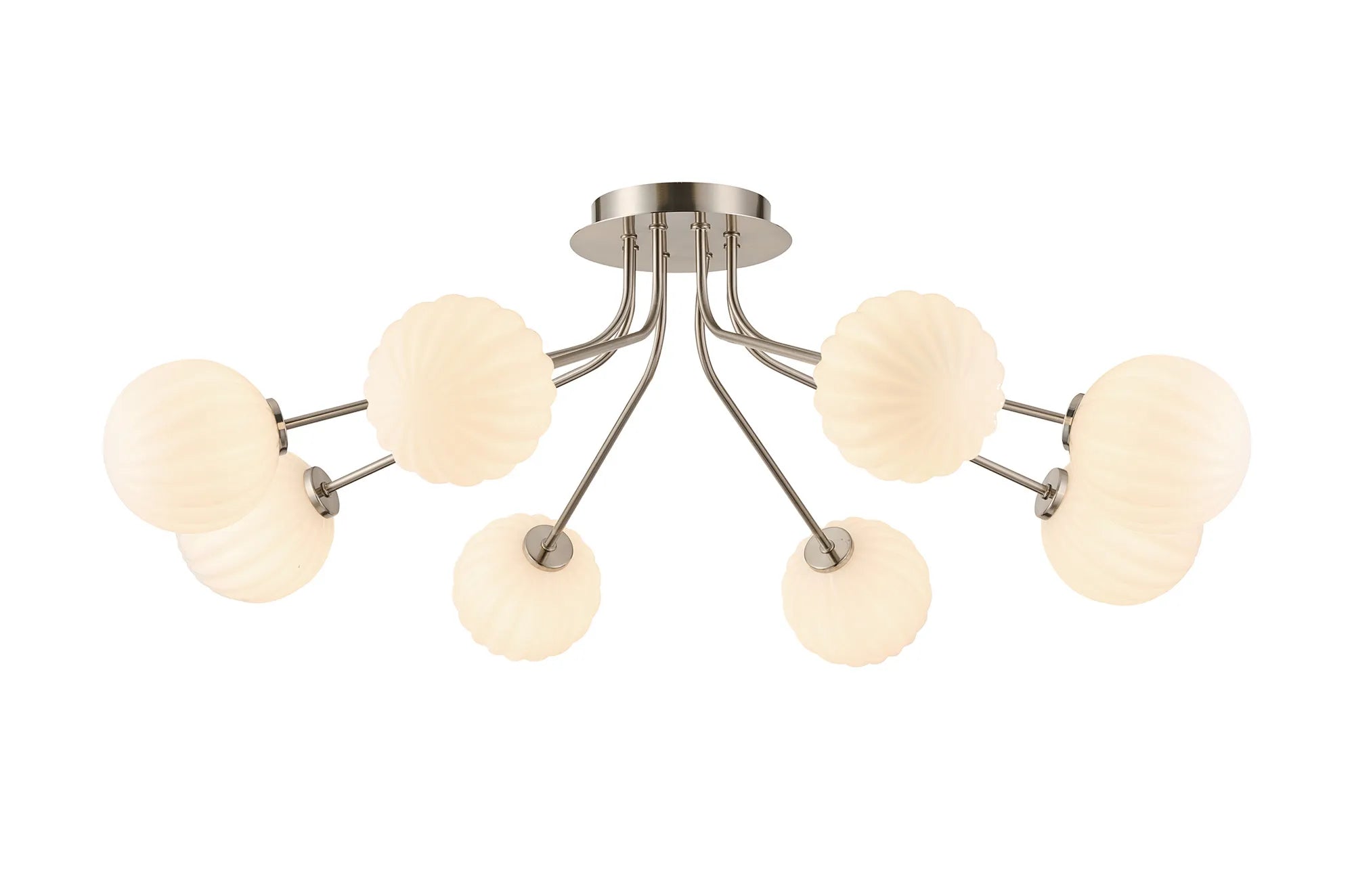 Caledon Semi Flush Light, 8 Light G9- Various Finishes