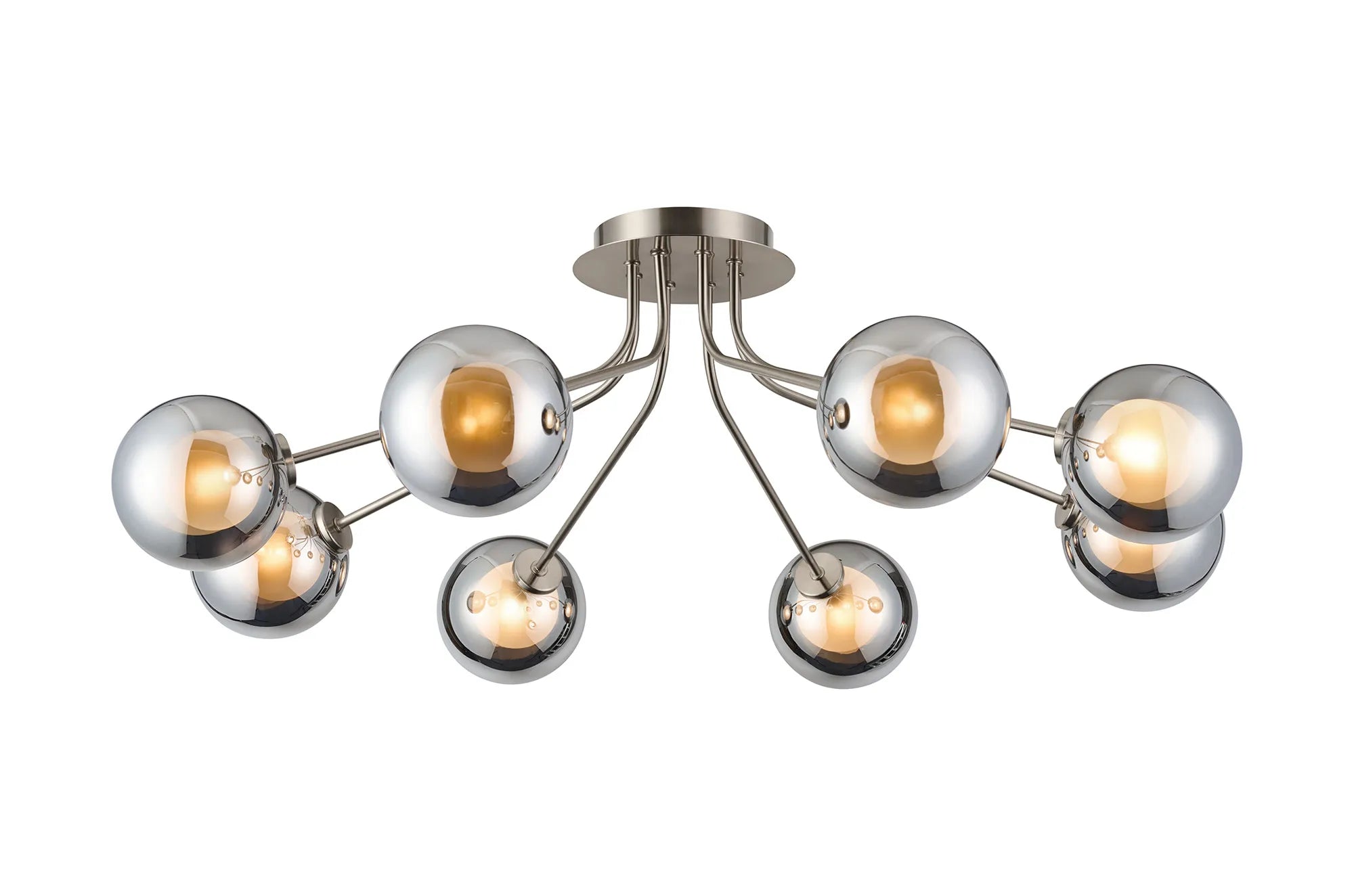 Caledon Semi Flush Light, 8 Light G9- Various Finishes