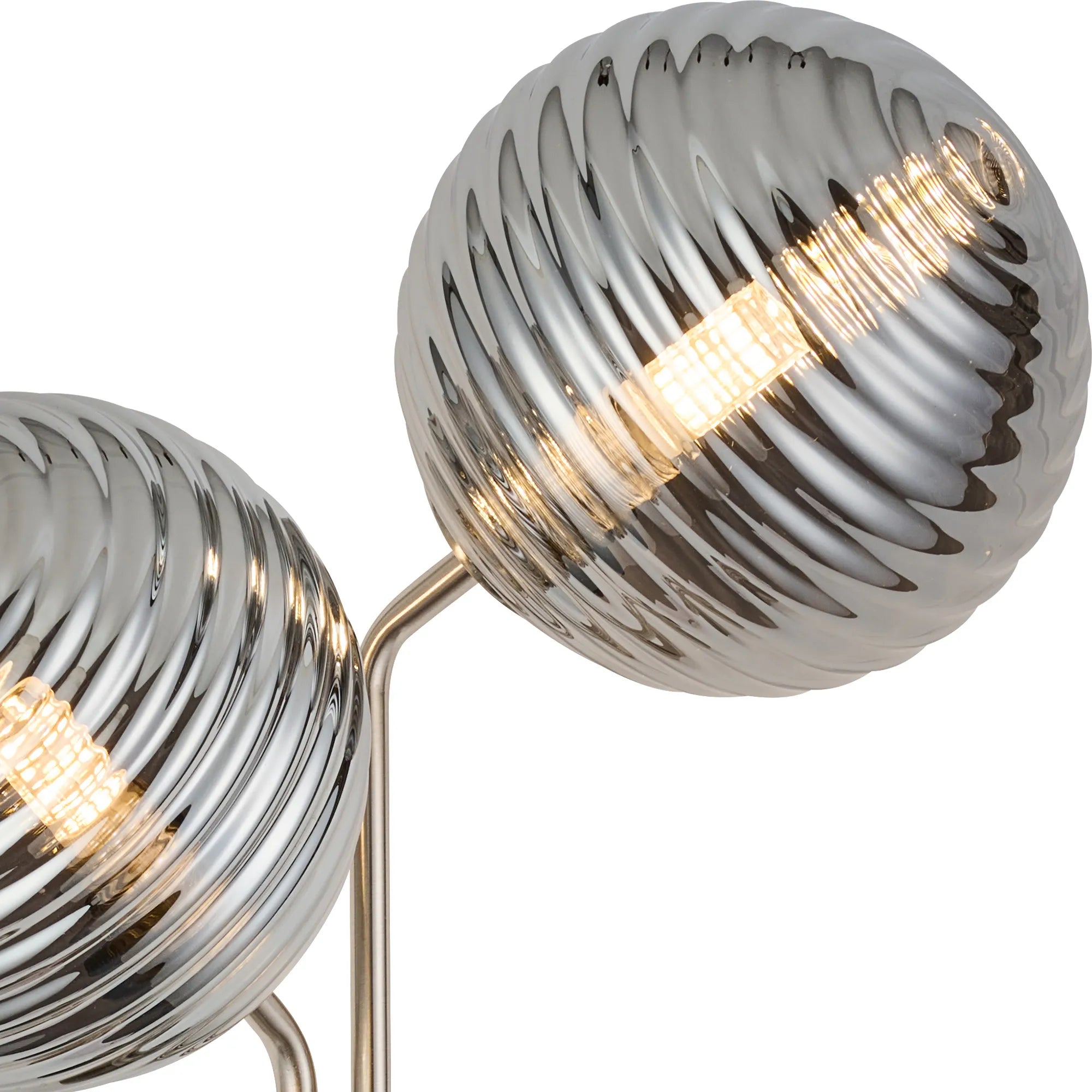 Caledon Wall Light, 2 Light G9, Satin Nickel- Various Glass Finishes