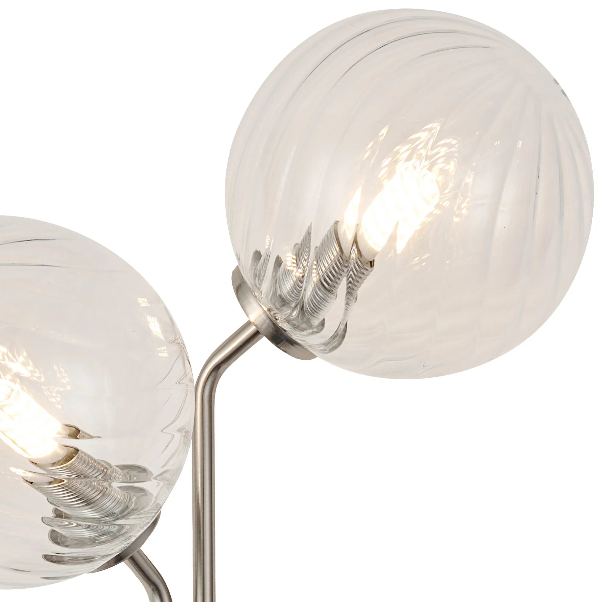 Caledon Wall Light, 2 Light G9, Satin Nickel- Various Glass Finishes