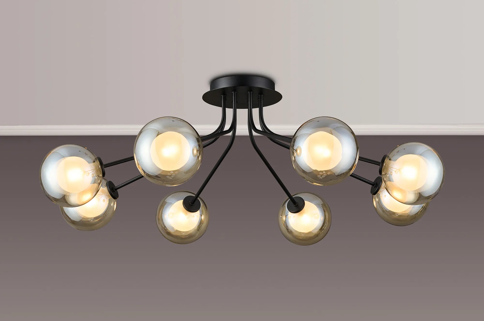 Caledon Semi Flush Light, 8 Light G9- Various Finishes