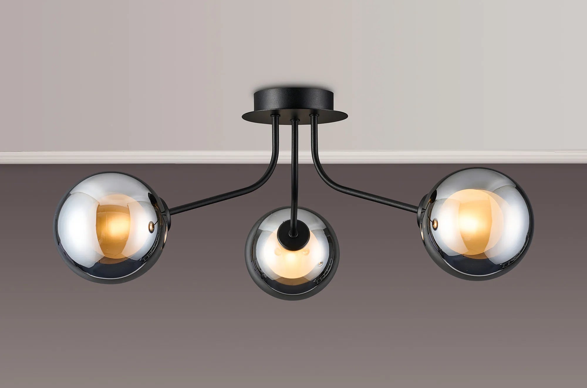 Caledon Semi Flush Light, 3 Light G9- Various Finishes