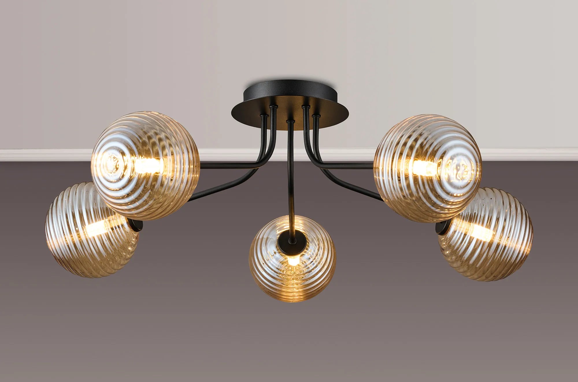 Caledon Semi Flush Light, 5 Light G9- Various Finishes