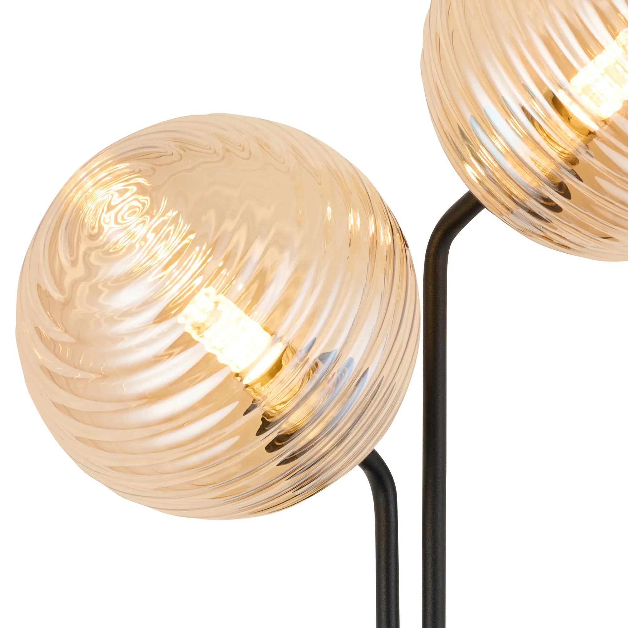 Caledon Wall Light, 2 Light G9, Satin Black- Various Glass Finishes