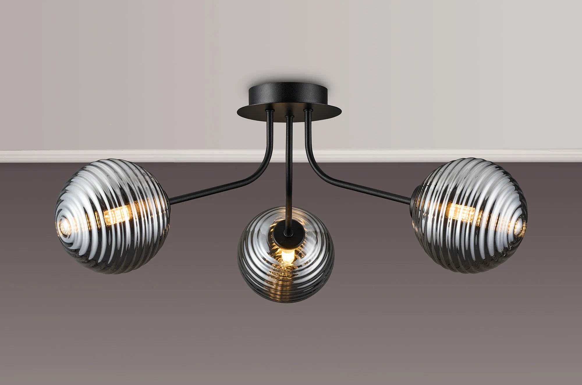 Caledon Semi Flush Light, 3 Light G9- Various Finishes