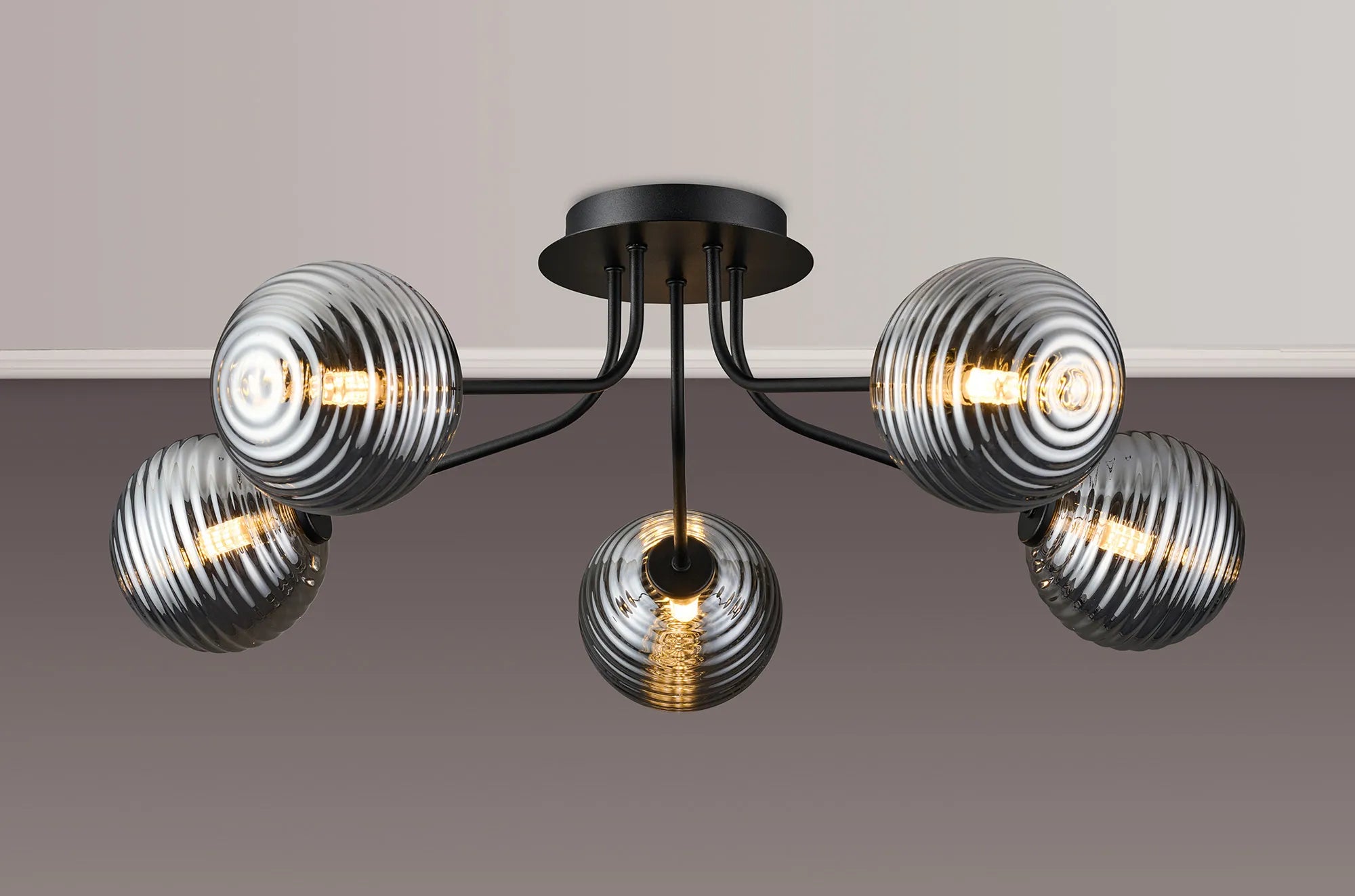 Caledon Semi Flush Light, 5 Light G9- Various Finishes