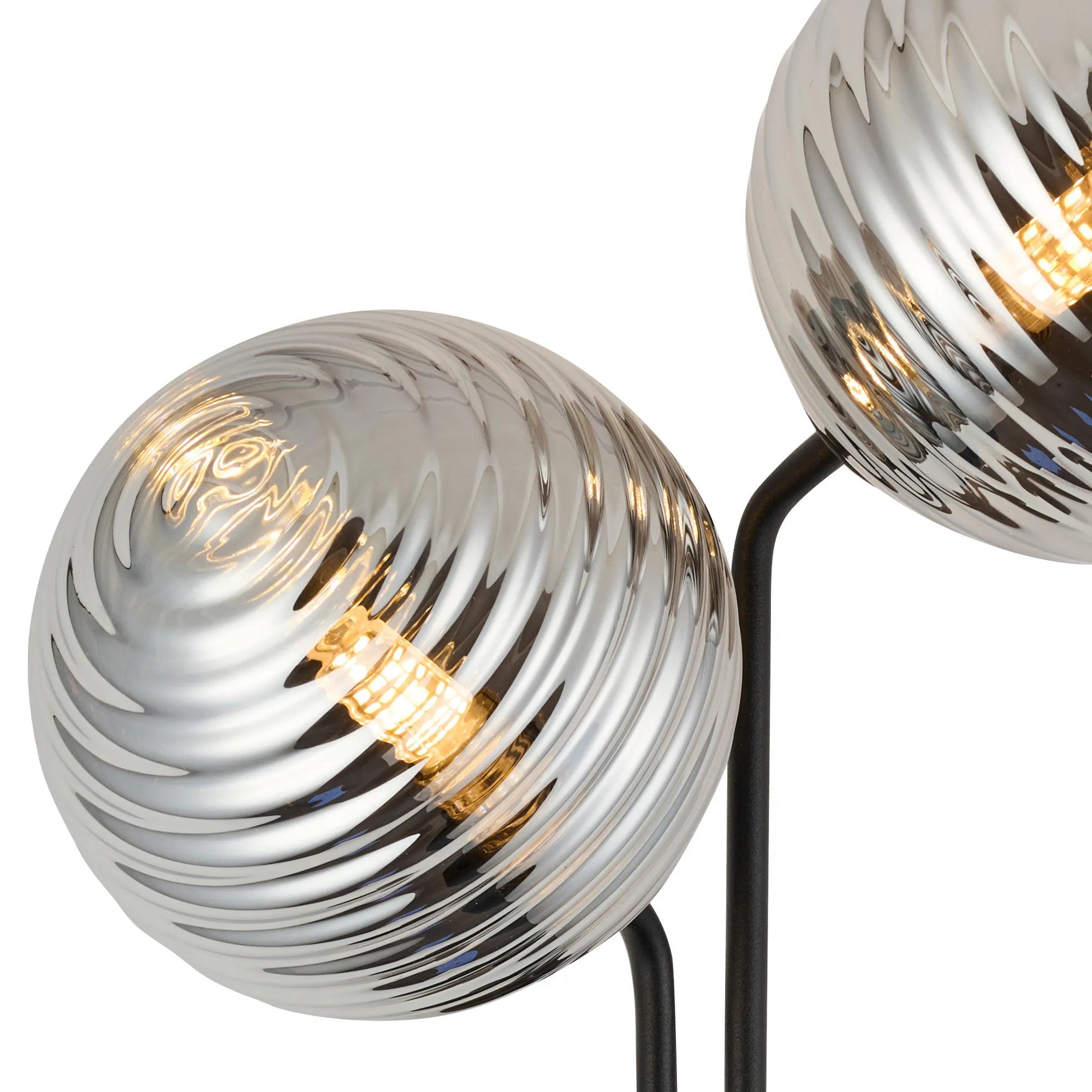 Caledon Wall Light, 2 Light G9, Satin Black- Various Glass Finishes