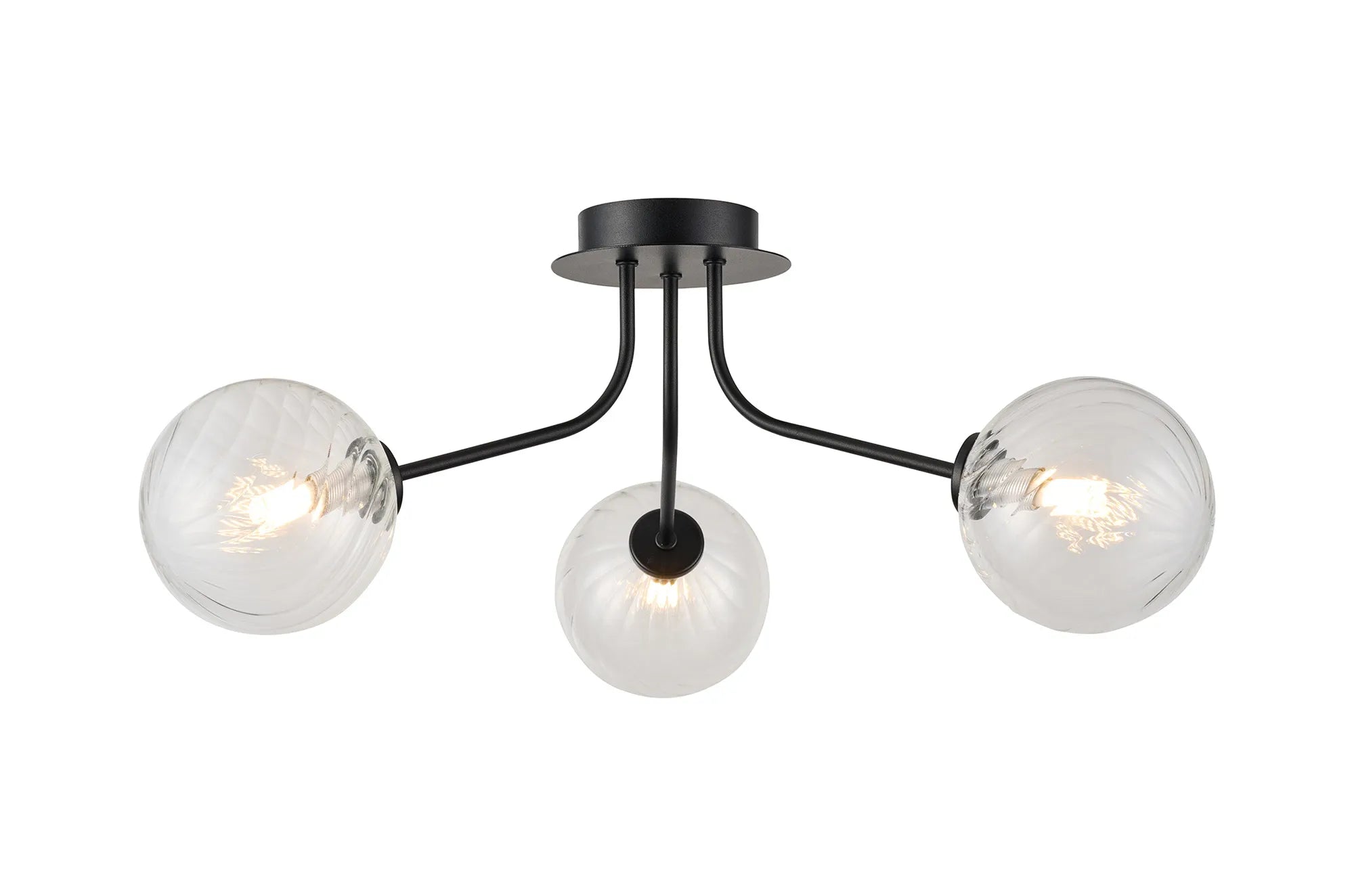 Caledon Semi Flush Light, 3 Light G9- Various Finishes