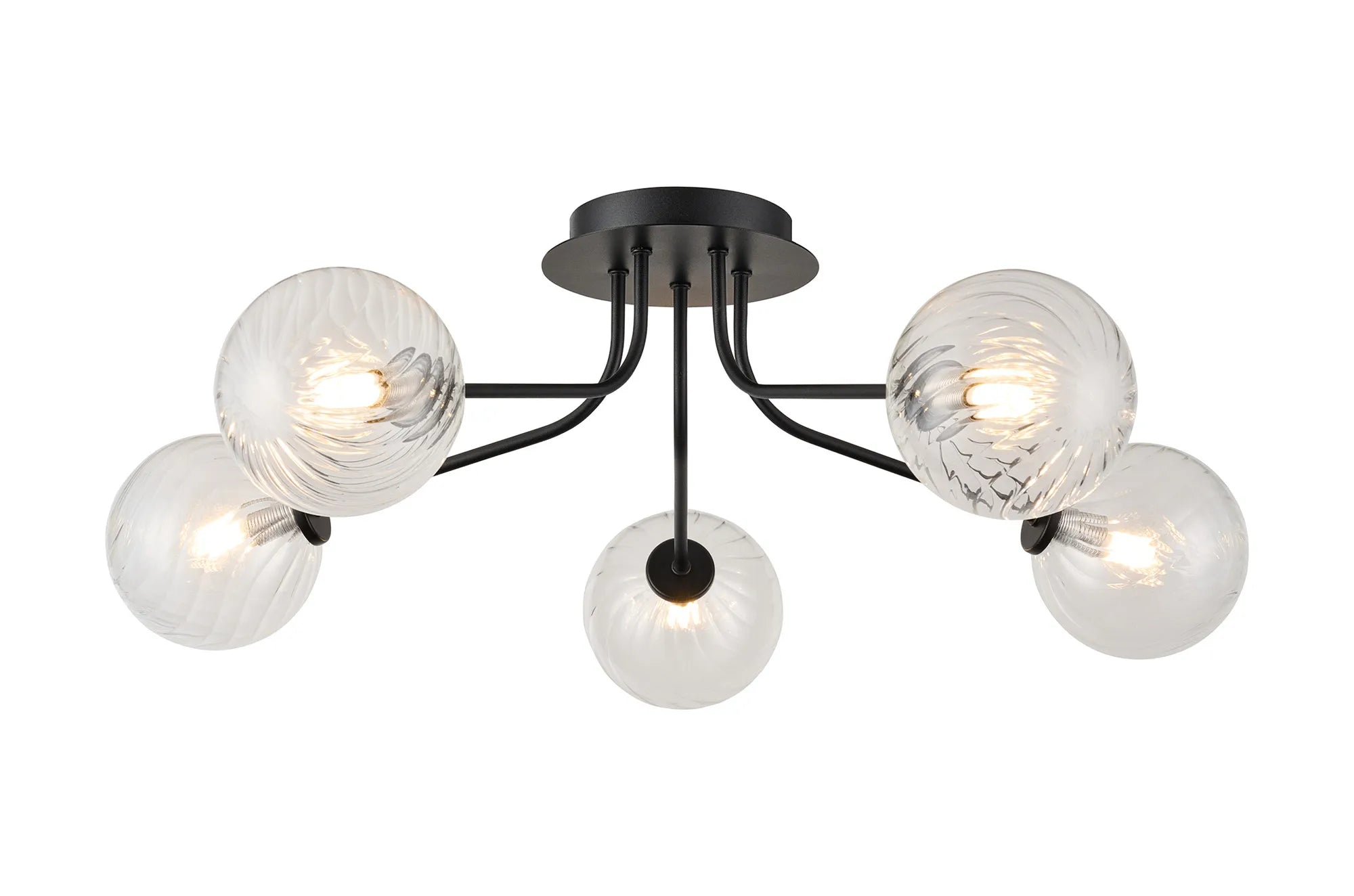 Caledon Semi Flush Light, 5 Light G9- Various Finishes