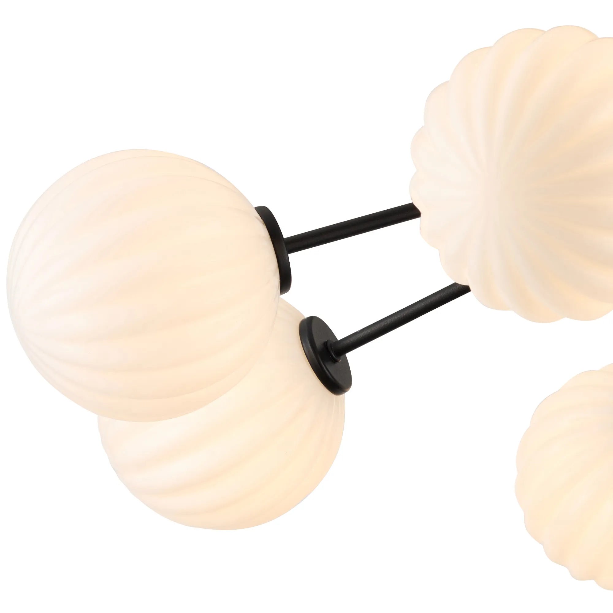 Caledon Semi Flush Light, 8 Light G9- Various Finishes