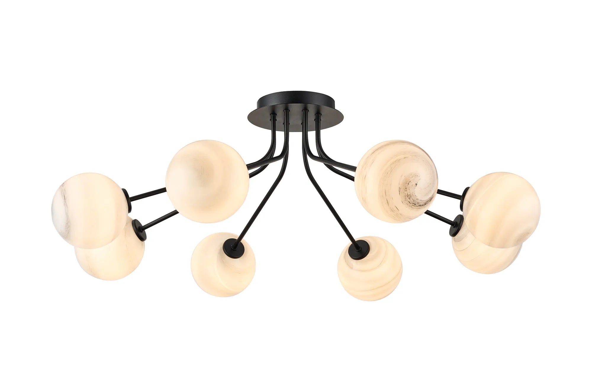 Caledon Semi Flush Light, 8 Light G9- Various Finishes