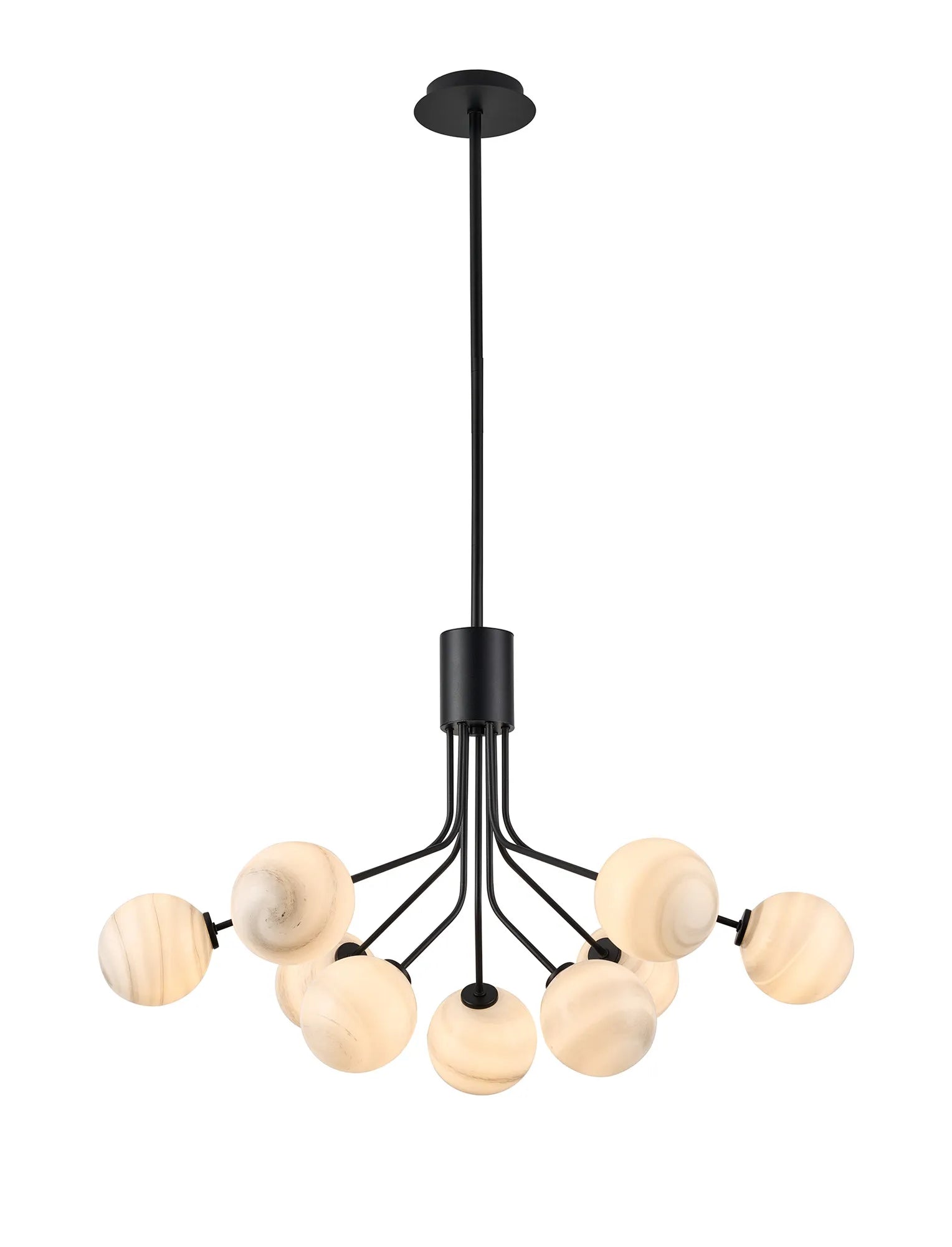 Caledon Fixed Pendant, 9 Light G9- Various Finishes