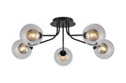 Caledon Semi Flush Light, 5 Light G9- Various Finishes