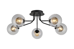 Caledon Semi Flush Light, 5 Light G9- Various Finishes