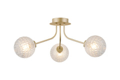 Caledon Semi Flush Light, 3 Light G9- Various Finishes