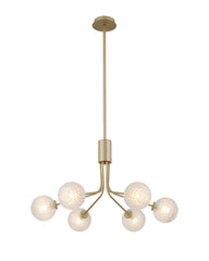 Caledon Fixed Pendant, 6 Light G9- Various Finishes
