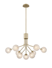 Caledon Fixed Pendant, 9 Light G9- Various Finishes