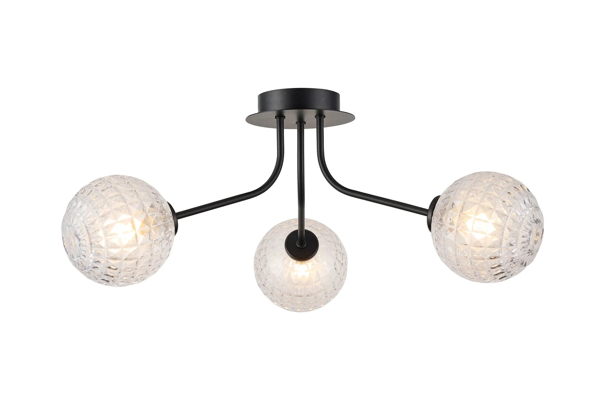 Caledon Semi Flush Light, 3 Light G9- Various Finishes