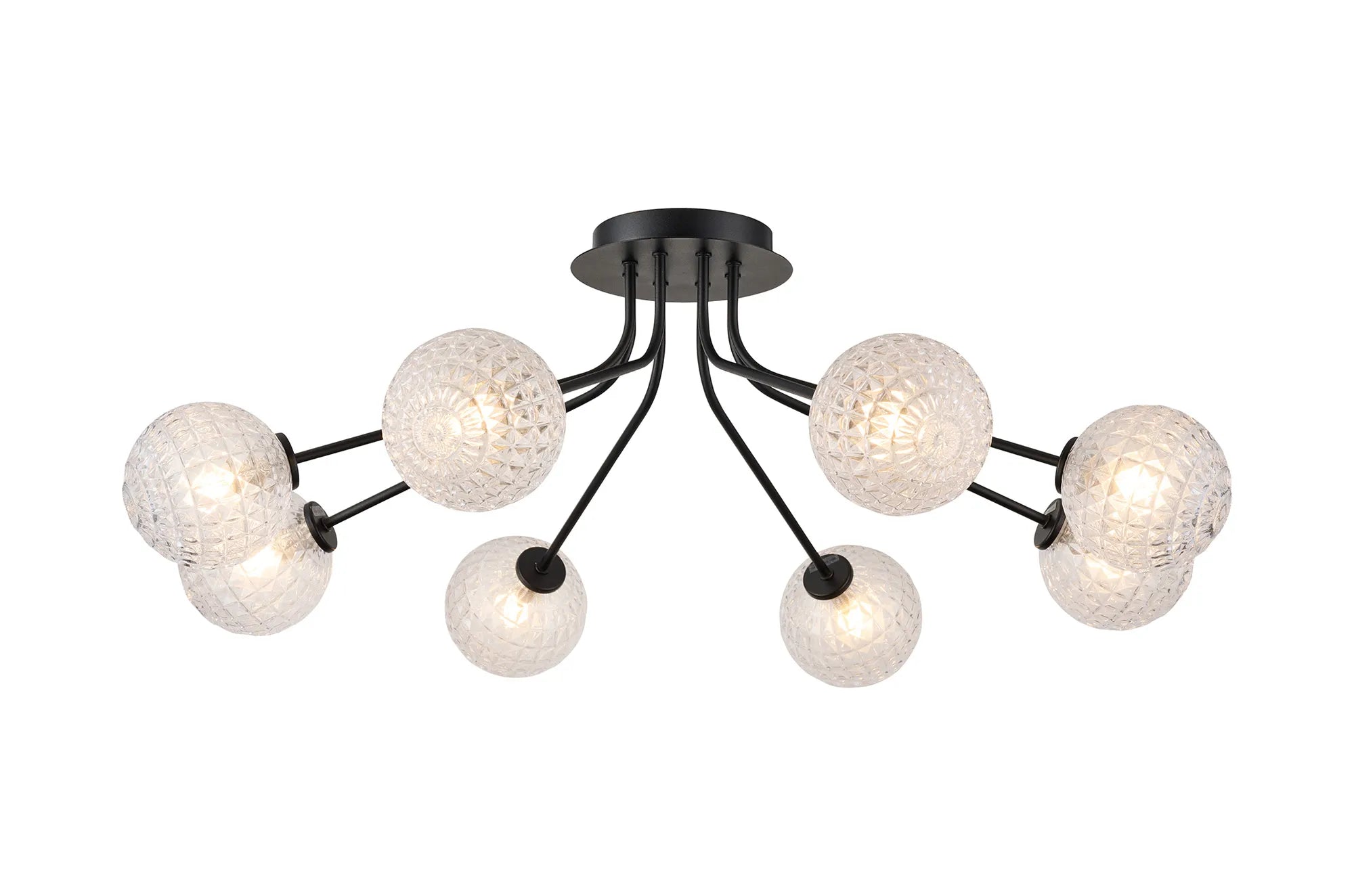 Caledon Semi Flush Light, 8 Light G9- Various Finishes