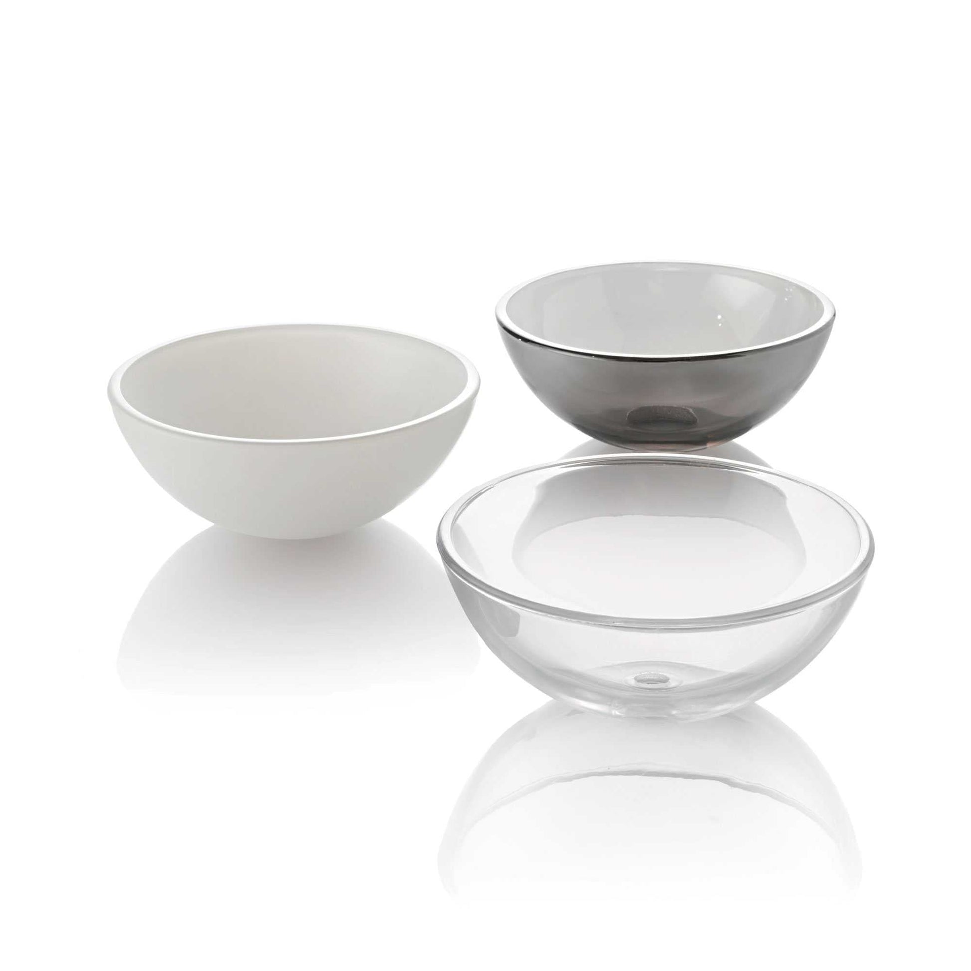 Casanova 8Lt Centre Ceiling Light - White/Smokey Grey/Transparent Finish - Cusack Lighting