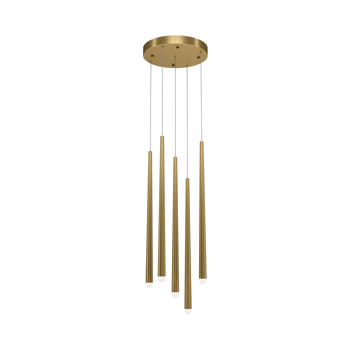 Cascade 3lt/5lt Cluster Light - Black/Brass
