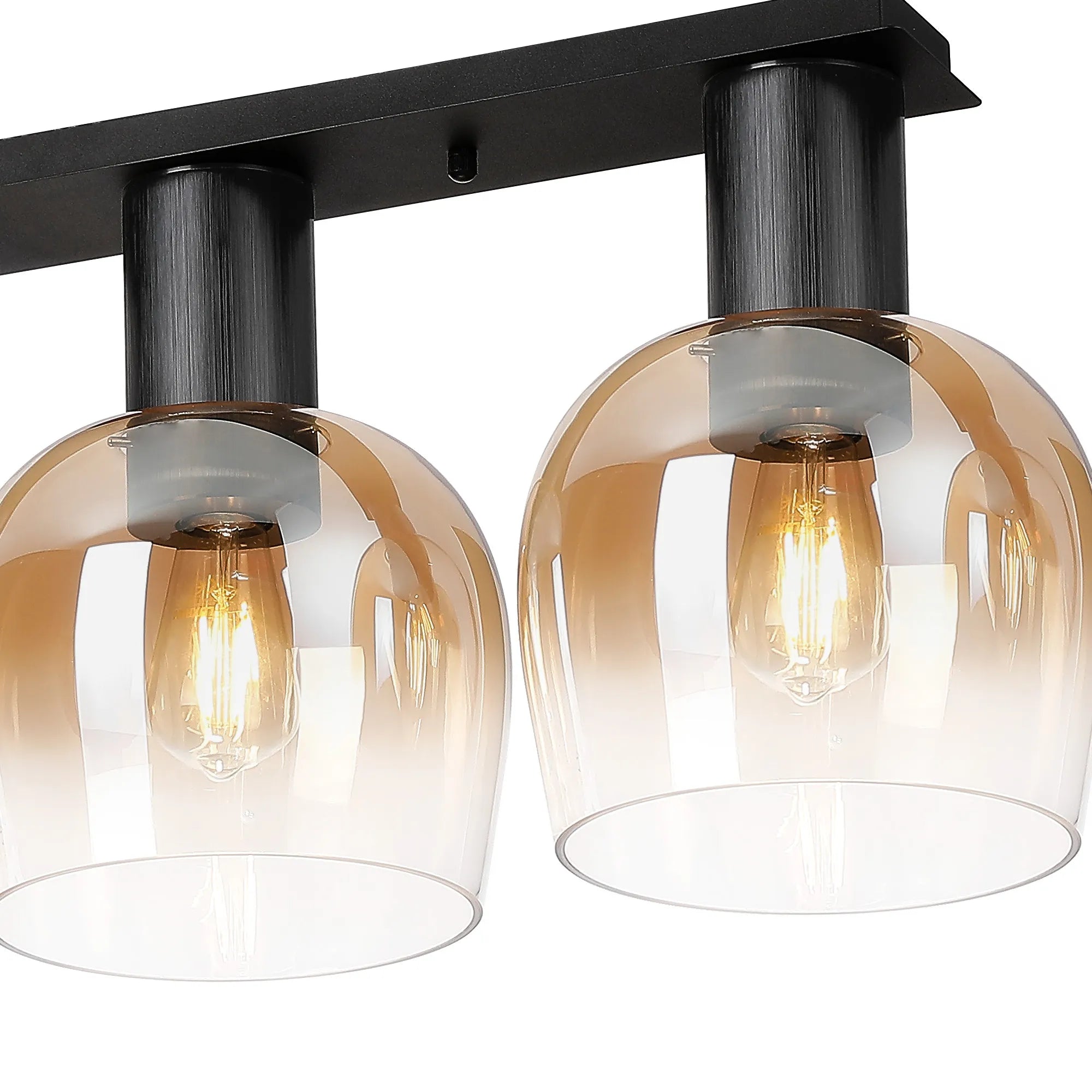 Camden  Linear Ceiling Light, 4 x E27- Various Finishes