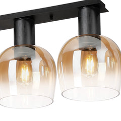 Camden  Linear Ceiling Light, 4 x E27- Various Finishes