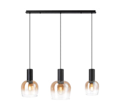 Camden 1m Linear Pendant, 3 x E27- Various Finishes