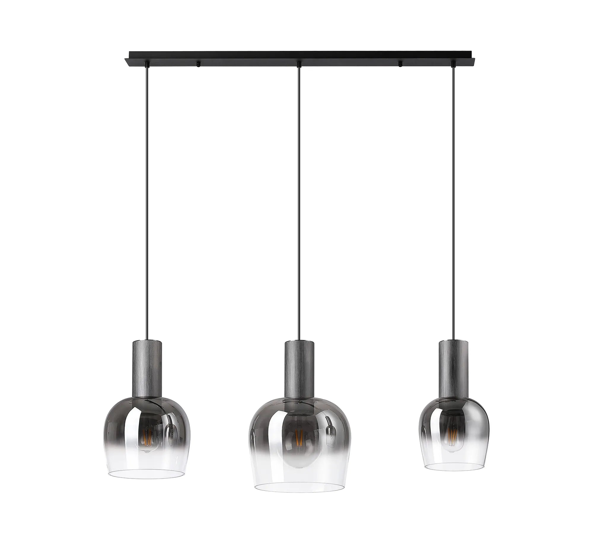 Camden 1m Linear Pendant, 3 x E27- Various Finishes