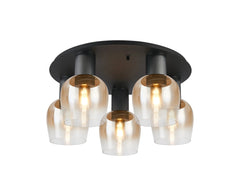 Camden 5Lt Round Ceiling Light- Various Sizes & Colors