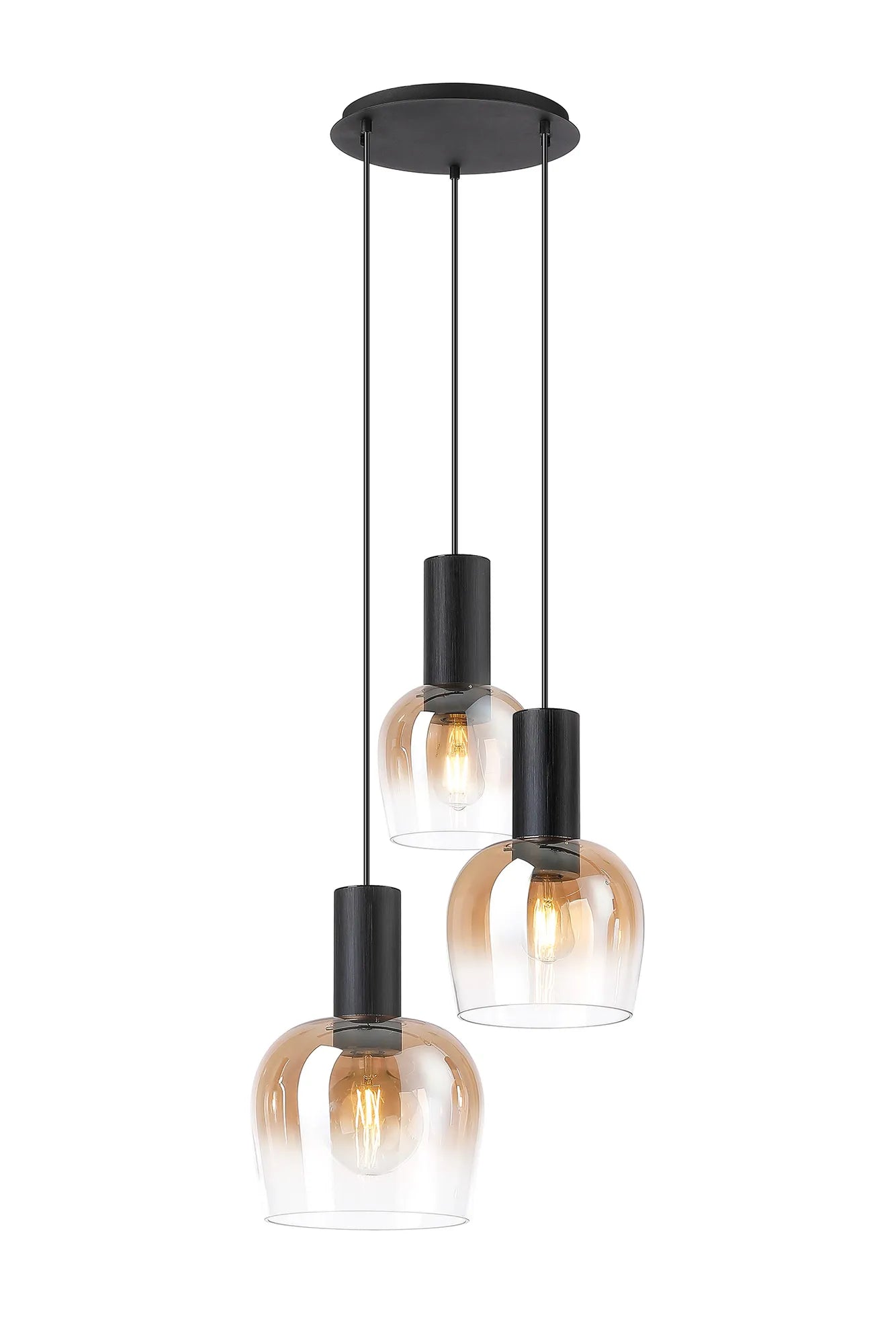 Camden Round Pendant Light- Various Sizes & Finishes