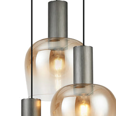 Camden 9 Light Round Pendant In Various Finishes
