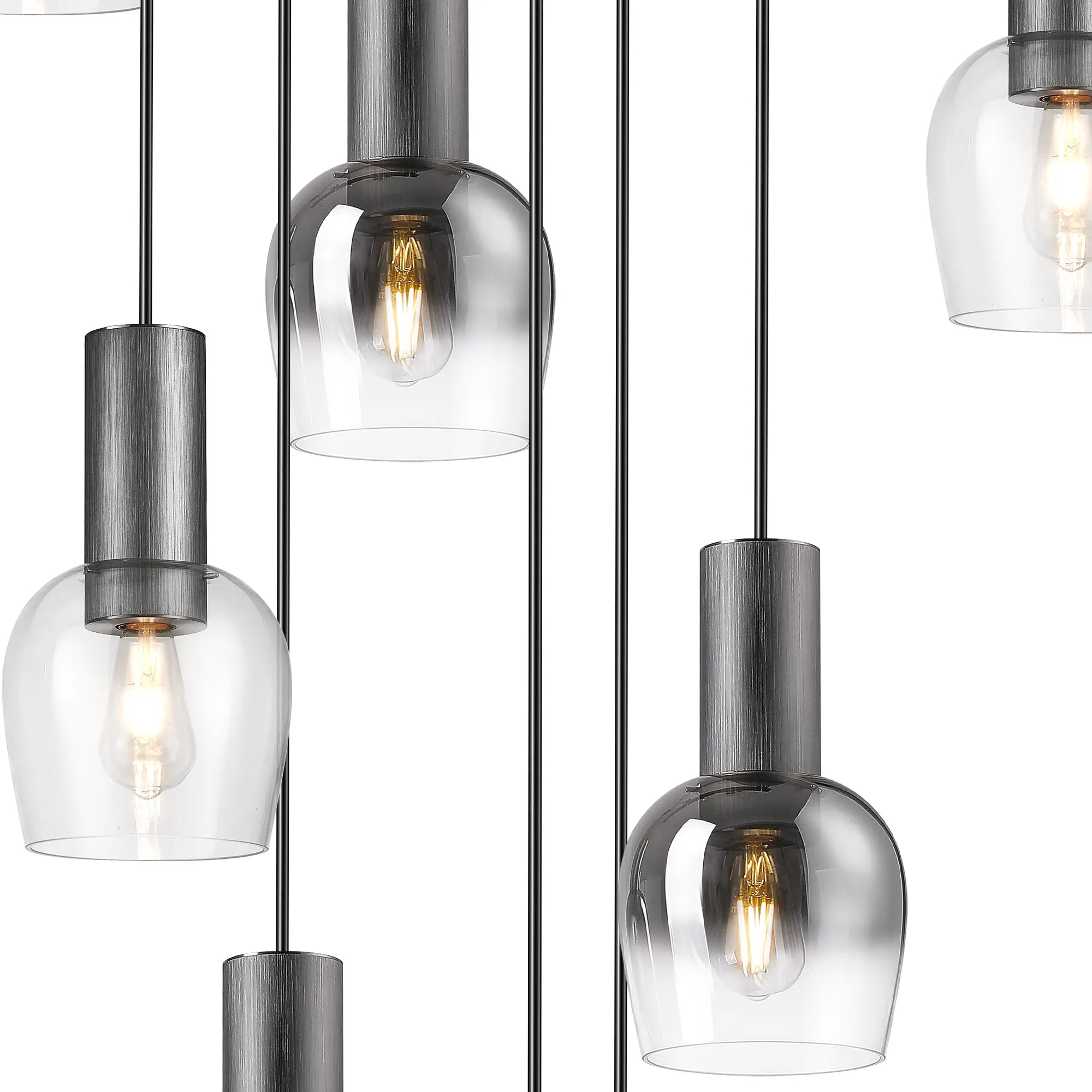 Camden 9 Light Round Pendant In Various Finishes