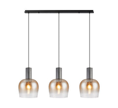 Camden 3Lt Linear Pendant- Various Sizes & Finishes