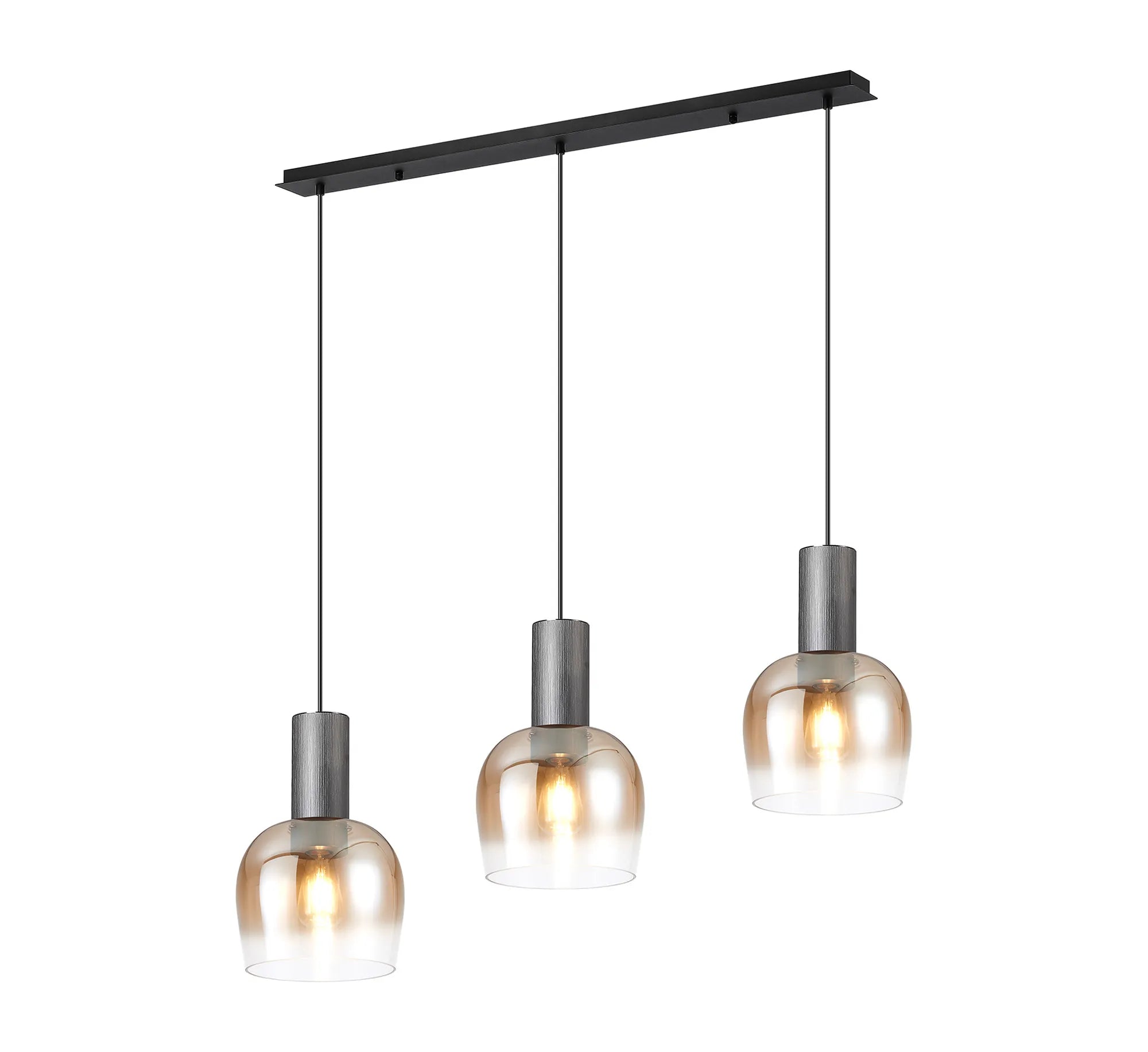 Camden 3Lt Linear Pendant- Various Sizes & Finishes