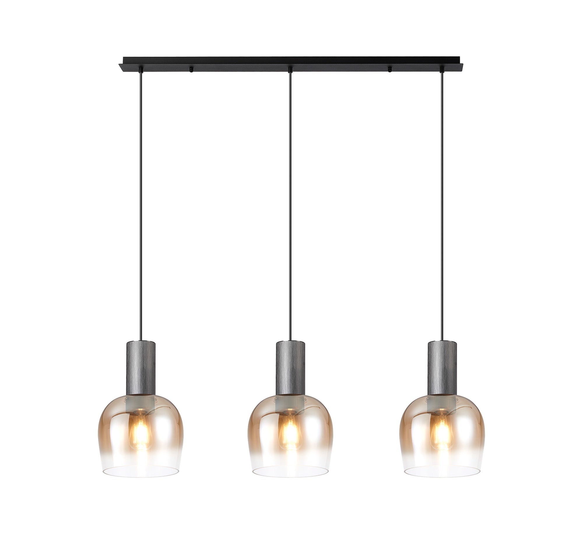 Camden 3Lt Linear Pendant- Various Sizes & Finishes
