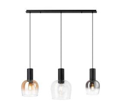 Camden 1m Linear Pendant, 3 x E27- Various Finishes