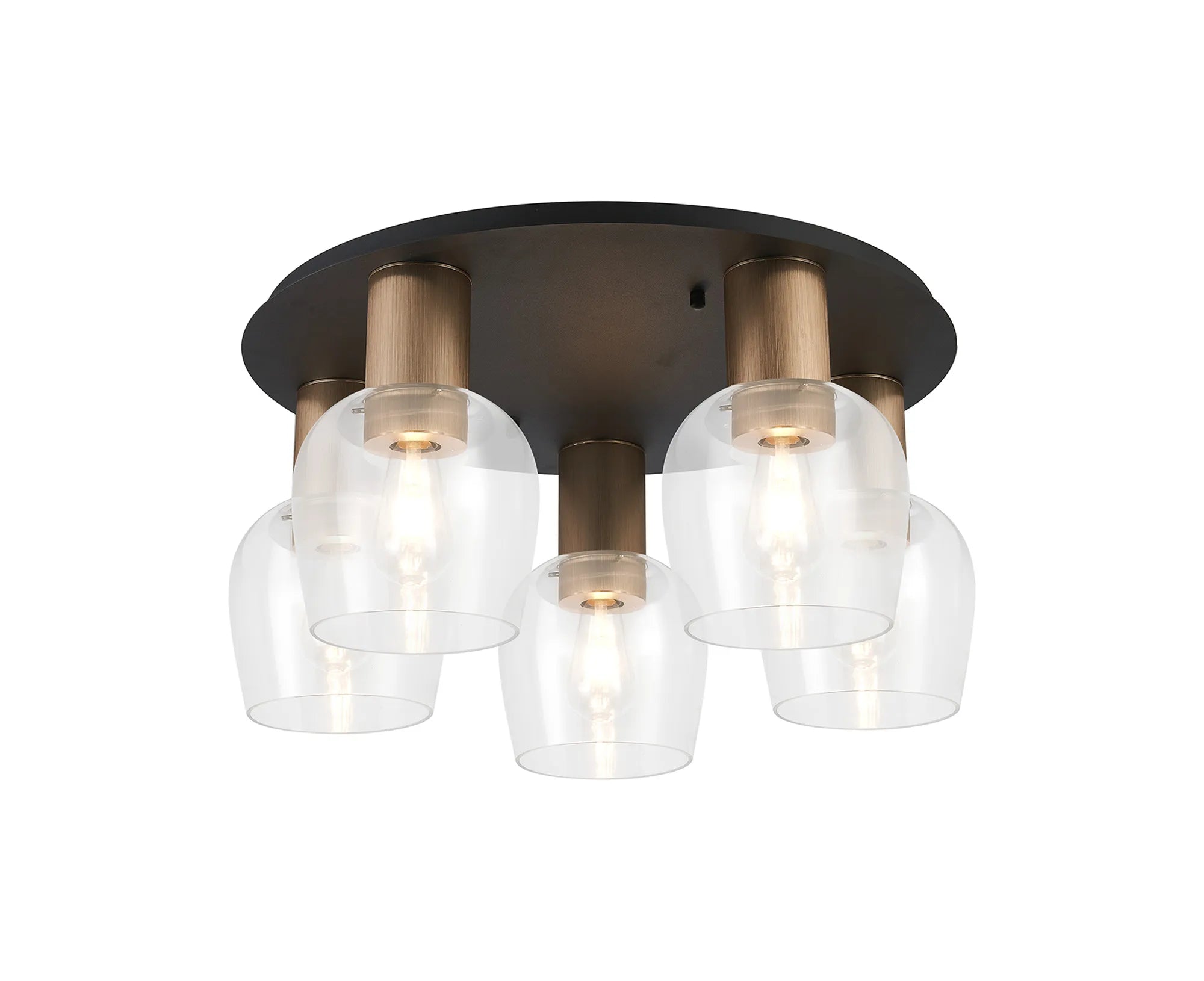 Camden 5Lt Round Ceiling Light- Various Sizes & Colors