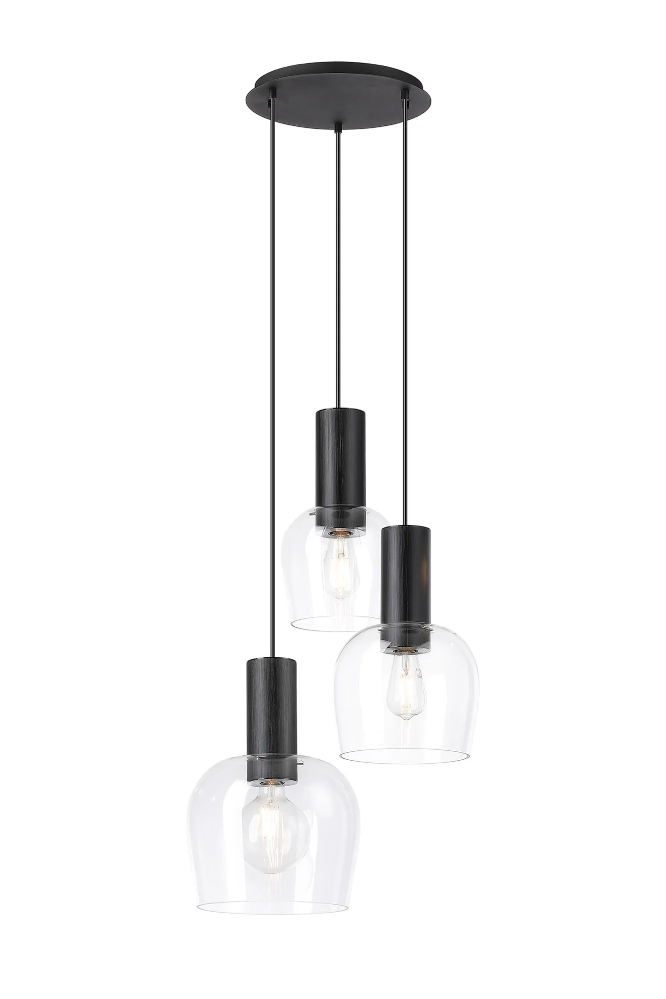 Camden Round Pendant Light- Various Sizes & Finishes