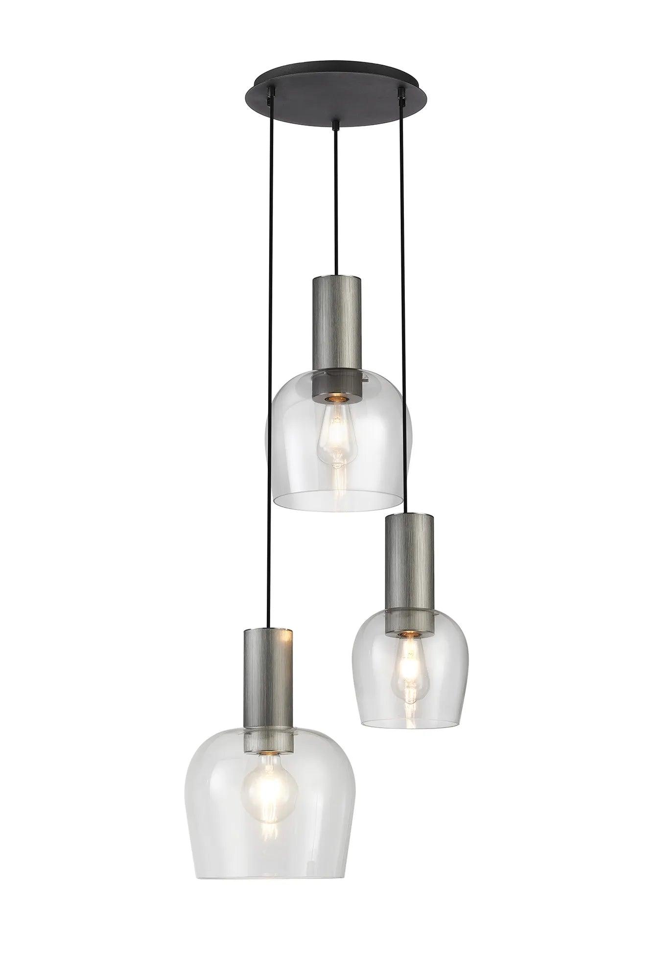 Camden Round Pendant Light- Various Sizes & Finishes