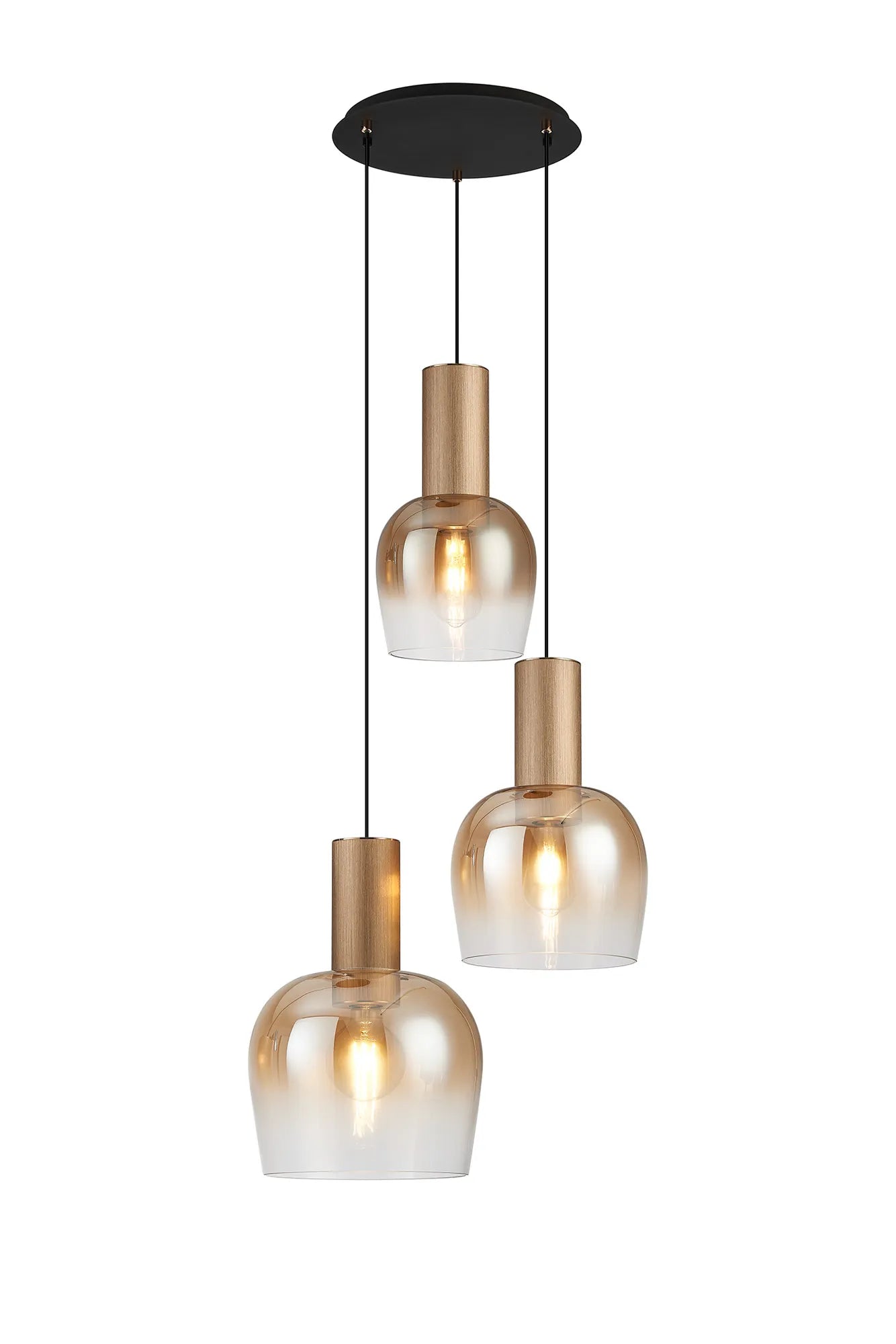 Camden Round Pendant Light- Various Sizes & Finishes