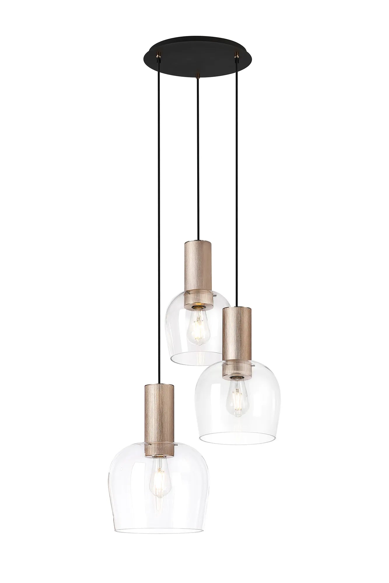 Camden Round Pendant Light- Various Sizes & Finishes