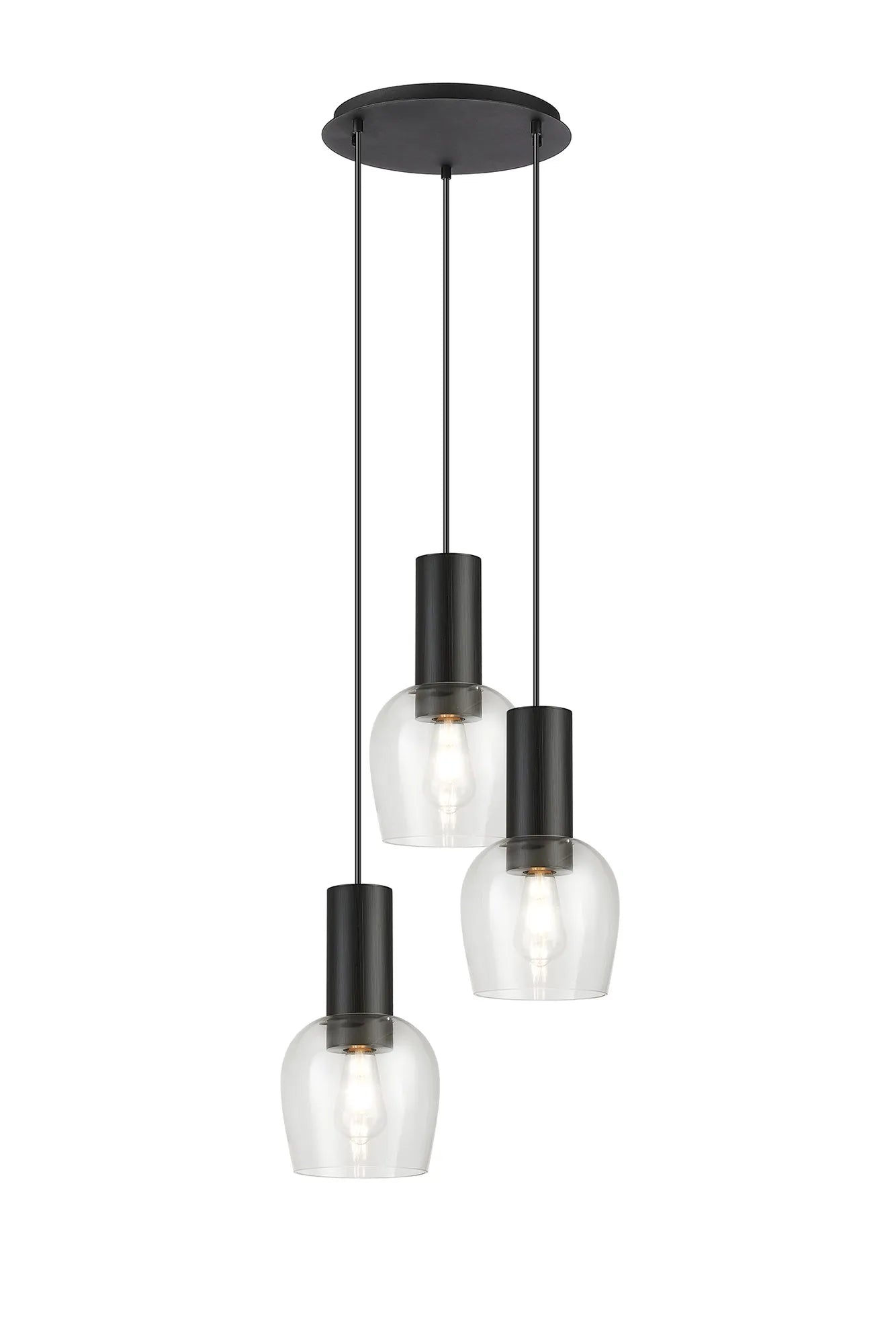 Camden Round Pendant Light- Various Sizes & Finishes
